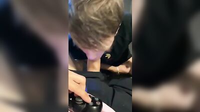 Get Off The PS5 While He Gives You Oral! - Twink Boys Porn Web-Cam