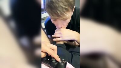 Get Off The PS5 While He Gives You Oral! - Twink Boys Porn Web-Cam