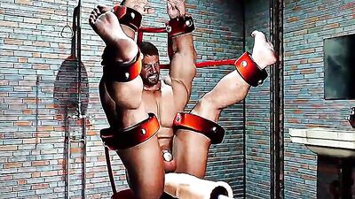 Raw and Muscular: Ass Training Submission with Big Dicks