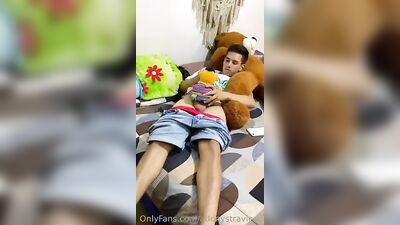 Latino Twink Fucks Doll with Passion - Hardcore Solo Action!