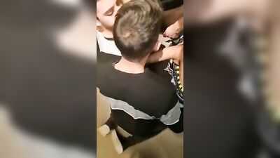 Public Toilet BJ Duo Boys Porn