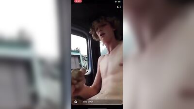 Handsome Boy Cums In His Car JHYG - The Ultimate Solo Amateur Porn Experience!
