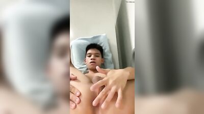 Asian Cutie Gets Down and Dirty with Himself!