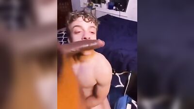 Young White Twink Gives Deepthroat BBC Boys Porn Web-Cam