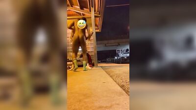 Decided to take my homeboy to my spot. He’s a little shy.