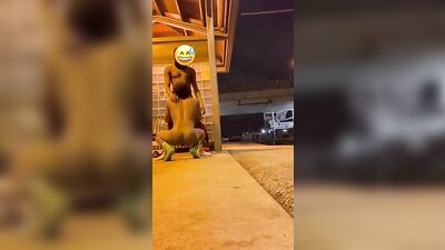 Decided to take my homeboy to my spot. He’s a little shy.