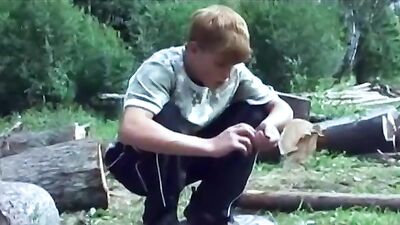 Natures Thrill - Classic Gay Porn Threesome with Mike18