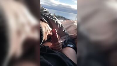Outdoor Deepthroat BJ Twink Fest - Selfie Web-Cam Porn