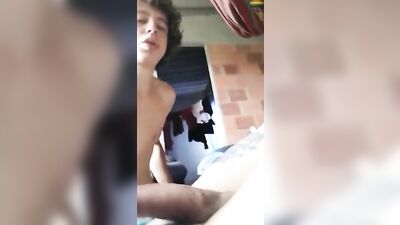 Curly Twinks Oral Web-Cam Fun Cum Shots Father and Step Son!