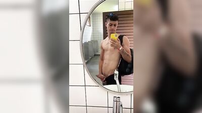 Horny Mirror Man - Solo Web-Cam