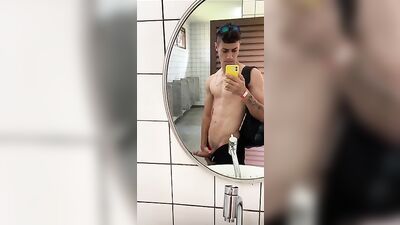 Horny Mirror Man - Solo Web-Cam