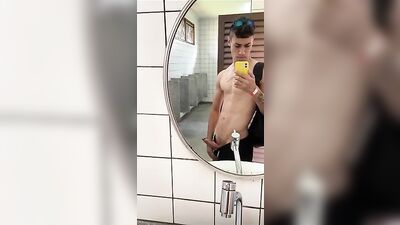 Horny Mirror Man - Solo Web-Cam