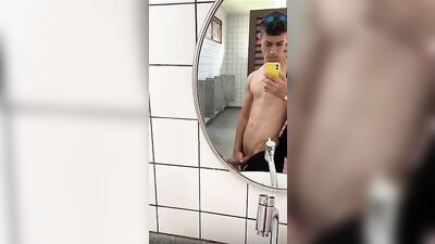 Horny Mirror Man - Solo Web-Cam