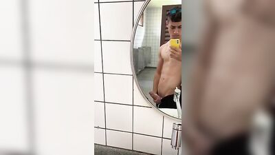 Horny Mirror Man - Solo Web-Cam