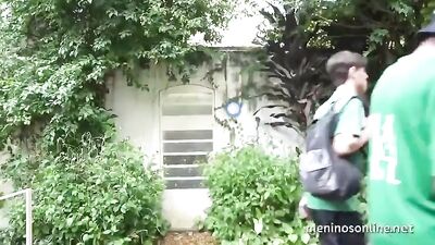 Gay Porn Soccer Couple: Bareback Cum Shots Oral