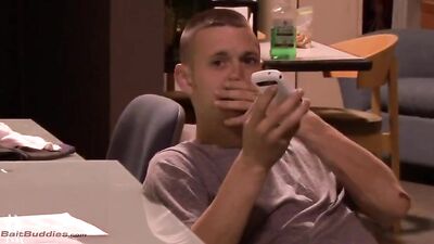 (2 STR8 Buddies) - Baiting and Finding (Bareback) Action with Michael and Evan