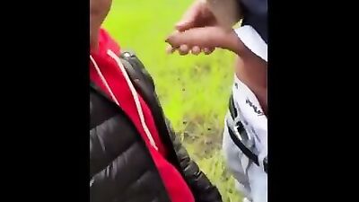 Outdoor Bareback Blowjobs and Cum Swallowing with Amateur Twinks in Public!