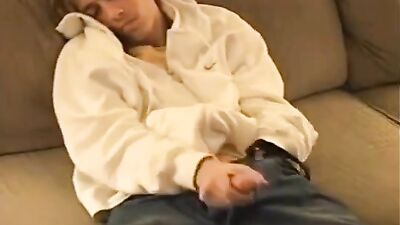 Gay Porn Bliss! Cute Skinny Blond Wanker with Big Cocks and Frat Guys!