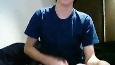 Blue shirt, white load cam boys porn