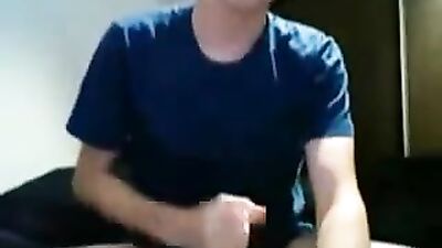 Blue shirt, white load cam boys porn