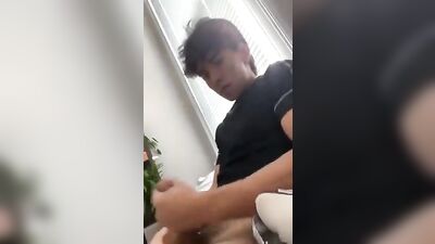 Twink Cumming and Eating - Hardcore Handjobs