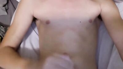 Cumming Amateur Teen Handjob Cam-Shot! - Web-Cam Handsome Cum (a bit) Solo Action