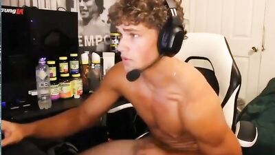 Explosive Cam Boys Masturbation: Nates Gay Porn Solo Adventure