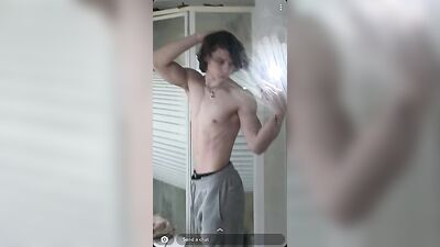 Hot Long Dick Guy Cumming in Gay Porn Video!