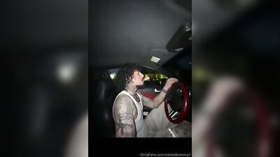 Hot hung guy fucking his toy