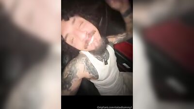 Hot hung guy fucking his toy