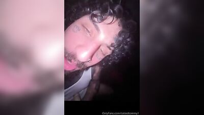 Hot hung guy fucking his toy