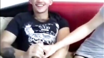 Gay Porn: First-time Blowjob with Bisexual Amateur Twink Frat Boy