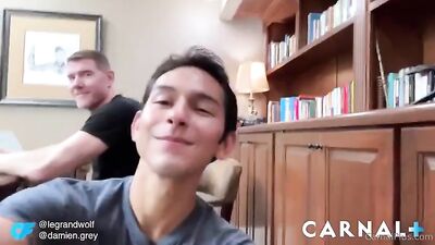 Office Showdown - Daddy Twink Fuck Fest! Raw Gay Porn Action