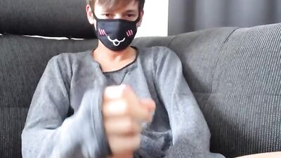 Masked Moaner Cums: Amateur Big Cocks Handjob Solo Web-Cam Porn Short Films!