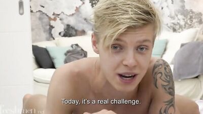 Blond Twink Gang Bang: Big Dicks, Cum Shots and Group Sex!