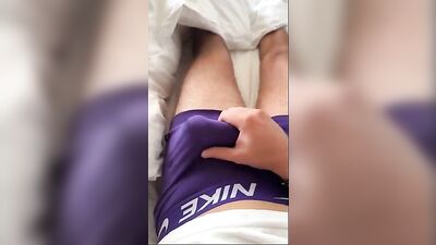 Morning Cum in Boxers - A British Lads Gay Porn Fantasy Fulfilled!