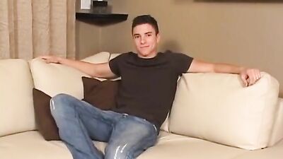 Bruce Wayness Muscle Twunk Frat First-Time Solo!