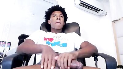 Young Black Stallion Unleashed: Big Cock Explosion (No Cum)
