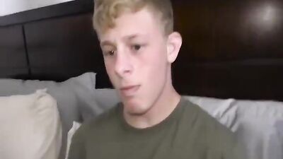 Punished for Eating in Bed - An Amateur First Time Bareback Action Gay Porn Video