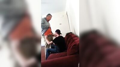 Hidd*en Cam Daddys Secret Gay Romp with Step Son!