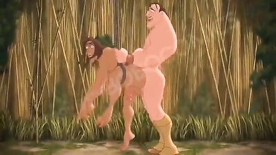 Cartoon-Tarzons Delight Cums - Gay Porn Adventure!