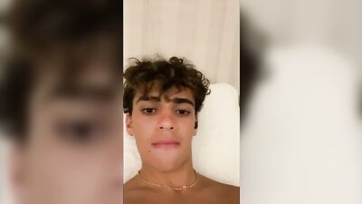 Str8 Boys First Experience with Gay Porn - Jerking Off for his GF!