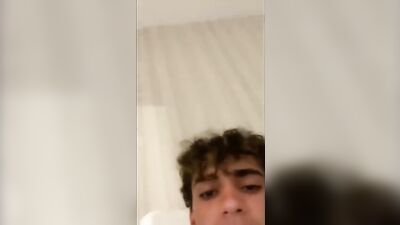 Str8 Boys First Experience with Gay Porn - Jerking Off for his GF!