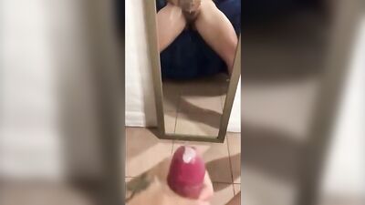 Selfie Twink Cumshot Mirror Porn!