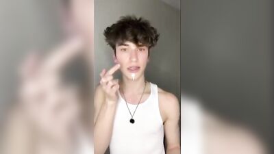 Cumming on Cam: Solo Sex with Twink Porn Star!
