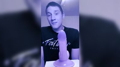 Gay Porn Lessons: A Solo Web-Cam Dildo Experience