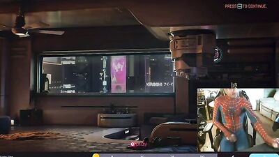 Spiderman Cum Cam: Solo Streamers Gay Porn Adventure!