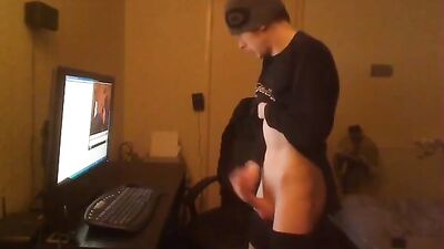 Young Cocks In Heat! - A Gay Cam Wank Fest