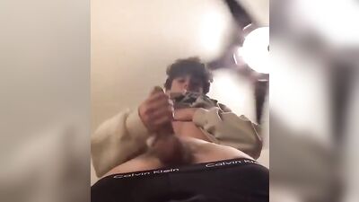 Spectacular Solo Cum Shots from Horny Twink Boy - Gay Porn Action