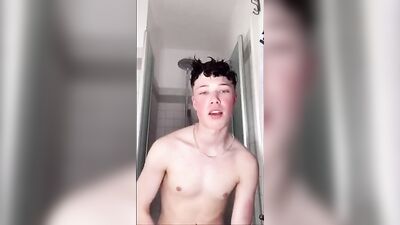 Showers and Cum Shots with Muscle Boys - Big Cocks and Solo Cute Fit Guy!